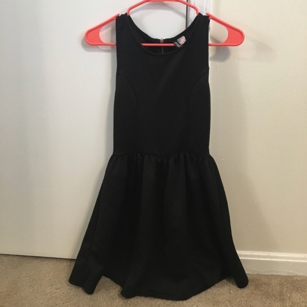 🧡Divided - Black Ponte Skater Dress - 4